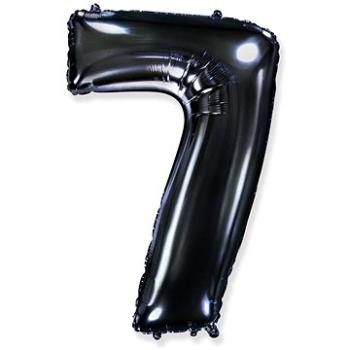 Balón foliový číslice černá - black 102 cm - 7 (901767N)