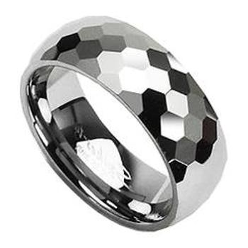 NUBIS® NWF1006 Pánský snubní prsten, šíře 8 mm - velikost 61 - NWF1006-8-61
