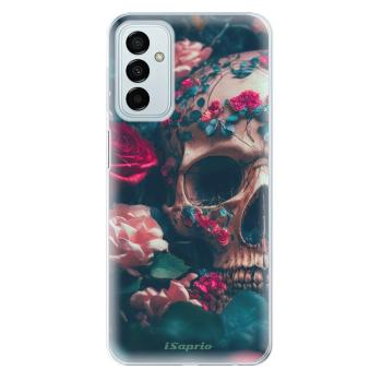 Odolné silikonové pouzdro iSaprio - Skull in Roses - Samsung Galaxy M23 5G