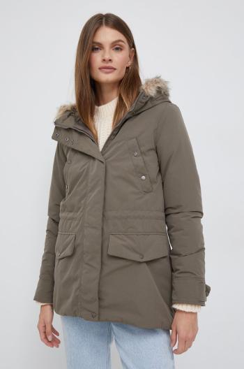 Parka Vero Moda dámská, šedá barva, přechodná