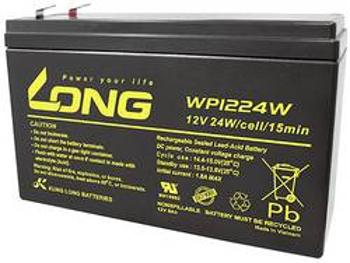 Olověný akumulátor Long WP1224W WP1224W, 6 Ah, 12 V