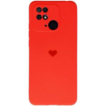 Vennus Valentýnské pouzdro Heart pro Xiaomi Redmi 10C - červené (TT4391)