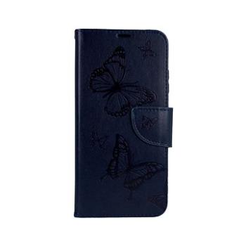 TopQ Xiaomi Redmi Note 10 knížkové Butterfly modré tmavé 63466 (Sun-63466)