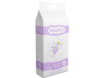 MonPeri Eco Comfort L 8-13 kg EKO Jednorázové dětské plenky 50 ks