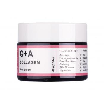 Q+A Collagen 50 g denní pleťový krém na suchou pleť; na normální pleť; na smíšenou pleť; proti vráskám; zpevnění a lifting pleti