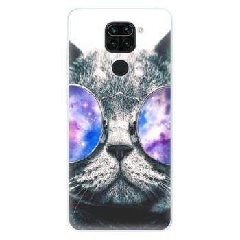 Odolné silikonové pouzdro iSaprio - Galaxy Cat - Xiaomi Redmi Note 9