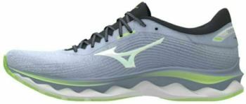 Mizuno Wave Sky 5 Heather/White/Neo Lime 38,5 Silniční běžecká obuv