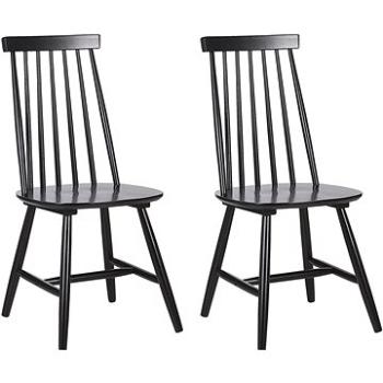Sada dvou černých židlí BURBANK, 125872 (beliani_125872)