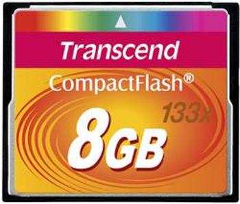 Paměťová karta CF Transcend Standart, 8GB, 133x