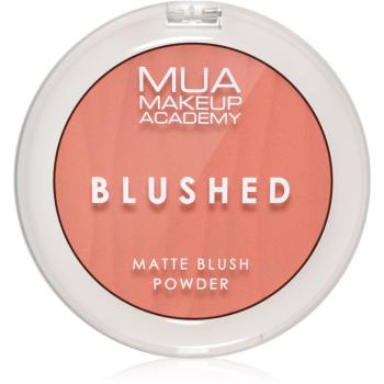 MUA Makeup Academy Blushed Powder Blusher pudrová tvářenka odstín Misty Rose 5 g