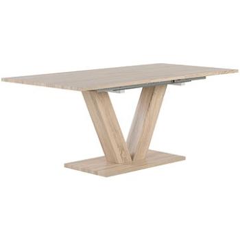 Rozkládací jídelní stůl,světlé dřevo 140/180 x 90 cm LIXA, 157027 (beliani_157027)