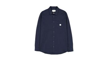 Makia Square Pocket Shirt M modré M60121_670