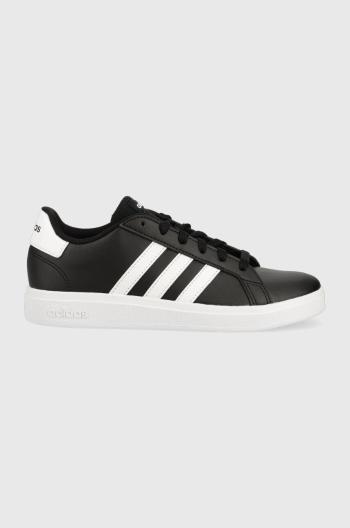 Dětské sneakers boty adidas GRAND COURT černá barva