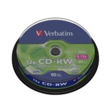 Verbatim CD-RW 700MB 12x, 10ks (43480), 43480