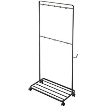 Yamazaki Pojízdný úklidový stojan Tower 4347, kov, v.141 cm, černý (4347)