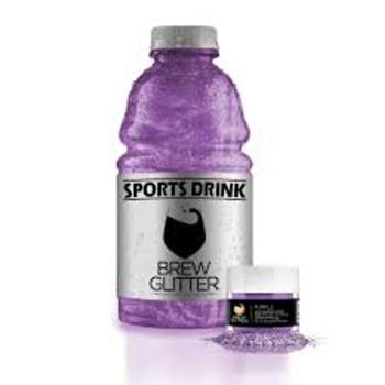 Jedlé třpytky do nápojů - fialová - Purple Brew Glitter® - 4 g - Brew Glitter
