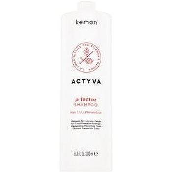 Kemon Actyva P Factor Shampoo vyživující šampon pro řídnoucí vlasy 1000 ml (HKEMNACTYVWXN131725)