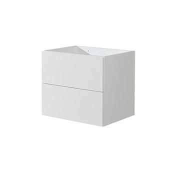 Aira desk, koupelnová skříňka, bílá, 2 zásuvky, 610x530x460 mm (CN710S)