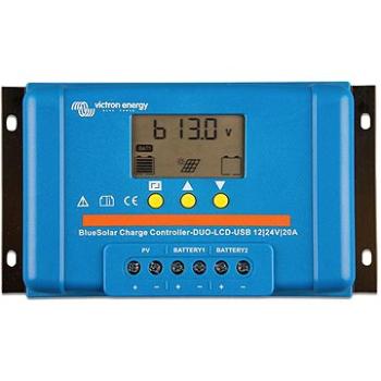 Victron Energy Solární regulátor BlueSolar PWM DUO-LCD&USB 12/24V-20A (SCC010020060)