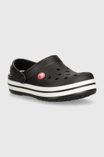 Dětské pantofle Crocs CROCBAND CLOG černá barva