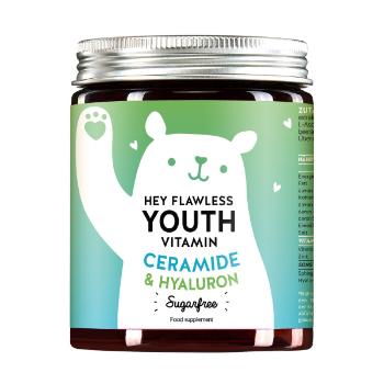 Bears With Benefits Hey Flawless Youth Vitamin gumoví medvídci pro mladistvější pleť s ceramidy 60 ks