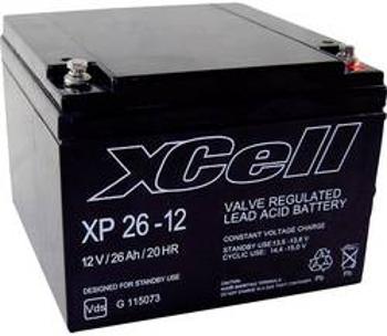 Olověný akumulátor XCell XP2412 XCEXP2612, 26 Ah, 12 V