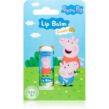 Peppa Pig Lip Balm balzám na rty pro děti Cookie 4,4 g