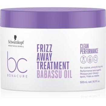 Schwarzkopf Professional BC Bonacure Frizz Away Treatment maska pro nepoddajné a krepatějící se vlasy 500 ml