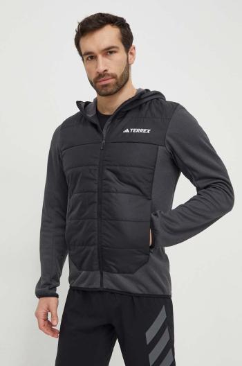 Sportovní bunda adidas TERREX Multi Hybrid černá barva, IR7883