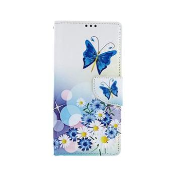 TopQ Xiaomi Redmi Note 8 Pro knížkové Bílé s motýlkem 46144 (Sun-46144)