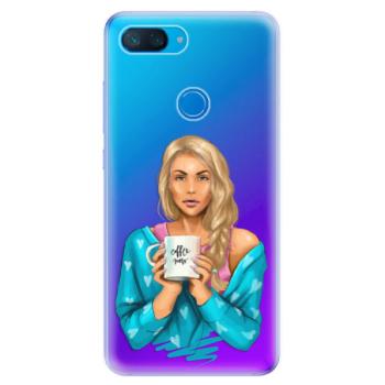 Odolné silikonové pouzdro iSaprio - Coffe Now - Blond - Xiaomi Mi 8 Lite