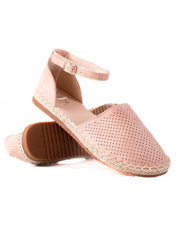 RŮŽOVÉ PROLAMOVANÉ ESPADRILKY OM54117-4P Velikost: 37