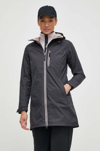 Bunda Helly Hansen dámská, černá barva, přechodná, 55964