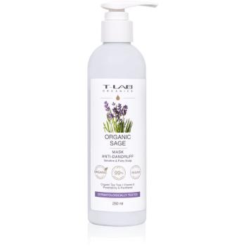 T-LAB Organics Organic Sage Anti-Dandruff Mask hydratační maska na vlasy 250 ml