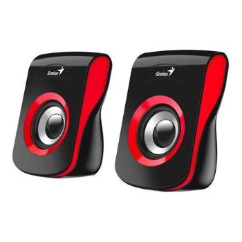 Genius Speakers SP-Q180, USB, Red