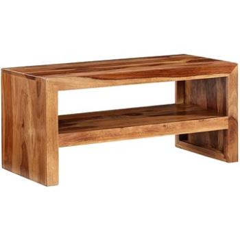 TV / odkládací stolek, masivní sheeshamové dřevo (241622)