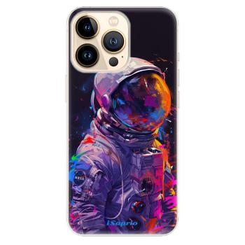 Odolné silikonové pouzdro iSaprio - Neon Astronaut - iPhone 13 Pro