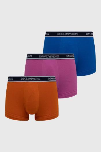 Boxerky Emporio Armani Underwear (3-pack) pánské, oranžová barva