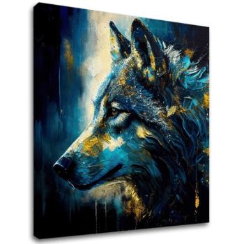 Dekorativní malba na plátně - PREMIUM ART - Wilderness in Wolf Eyes