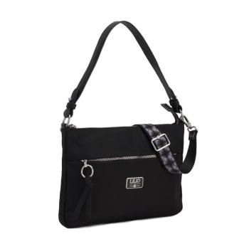 LiLiÓ Solid lilió M Flat Shoulder Bag kabelka na/přes rameno 30 cm Black