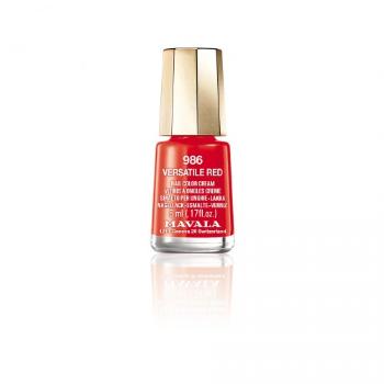 Mavala Dash & Splash Colors lak na nehty - 986 Versatile Red minicolor 5 ml