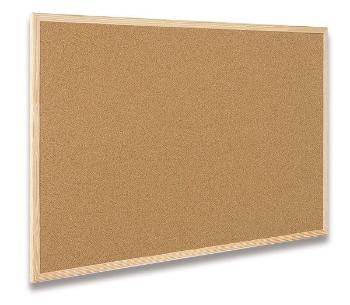 G21 75881 Nástěnka CLASSIC Cork Board Eco 30x40cm, korek, dřevěný rám