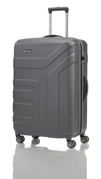 Travelite Vector 4w L cestovní kufr TSA 77 cm 103 l Anthracite