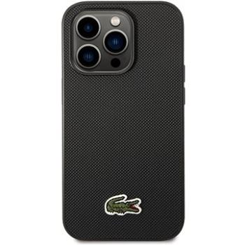 Lacoste Iconic Petit Pique Logo Zadní Kryt pro iPhone 14 Pro Black (LCHCP14LPVCK)