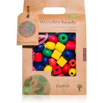 Jouéco Wooden Beads aktivity hračka ze dřeva 36 m+ 85 ks