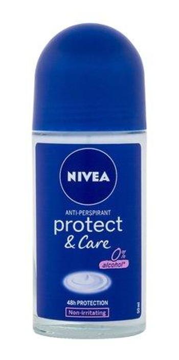 Nivea Kuličkový antiperspirant Protect & Care 50 ml, 50ml