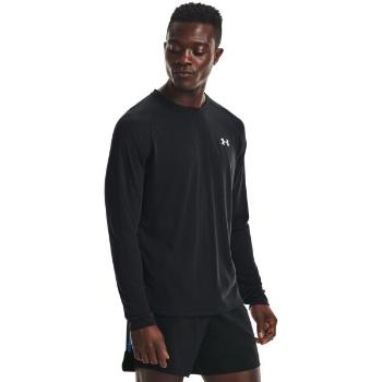 Under Armour STREAKER LONGSLEEVE Pánské triko s dlouhým rukávem, černá, velikost M