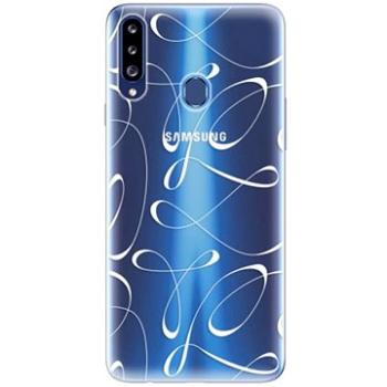 iSaprio Fancy - white pro Samsung Galaxy A20s (fanwh-TPU3_A20s)