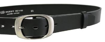 Penny Belts Dámský kožený opasek 72NKS-63 black 85 cm