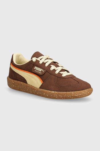 Semišové sneakers boty Puma Palermo Cannoli hnědá barva, 398382